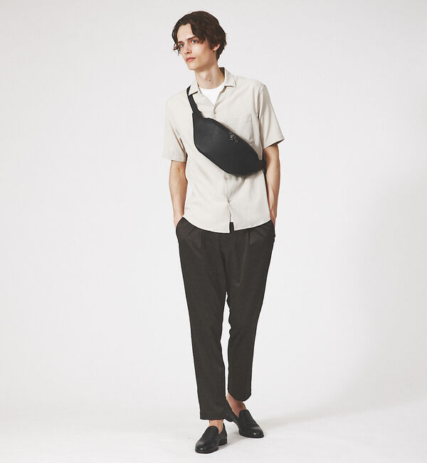 ABAHOUSE「【WEB別注】定番 / シボレザー ショルダーバッグ / ボディバッグ」|その他|