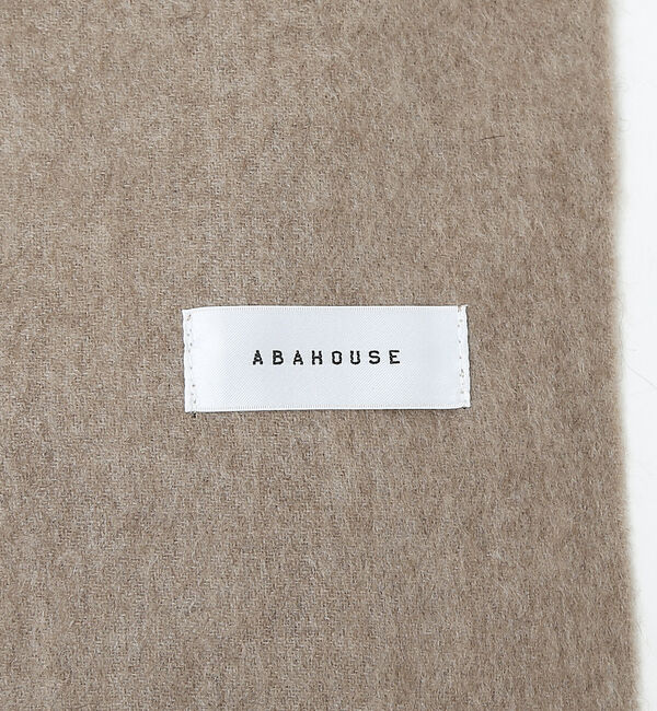 ABAHOUSE「カシミヤ100％ 大判 ベーシック マフラー 60&times;160」|マフラー|