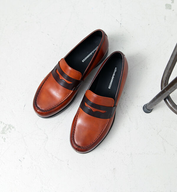 alfredoBANNISTER「グットイヤーウェルト製法 クラシック コインローファー」|ローファー|