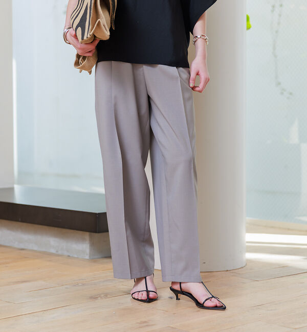 Rouge vif「ウエストゴム ワイドバレルパンツ」|その他|