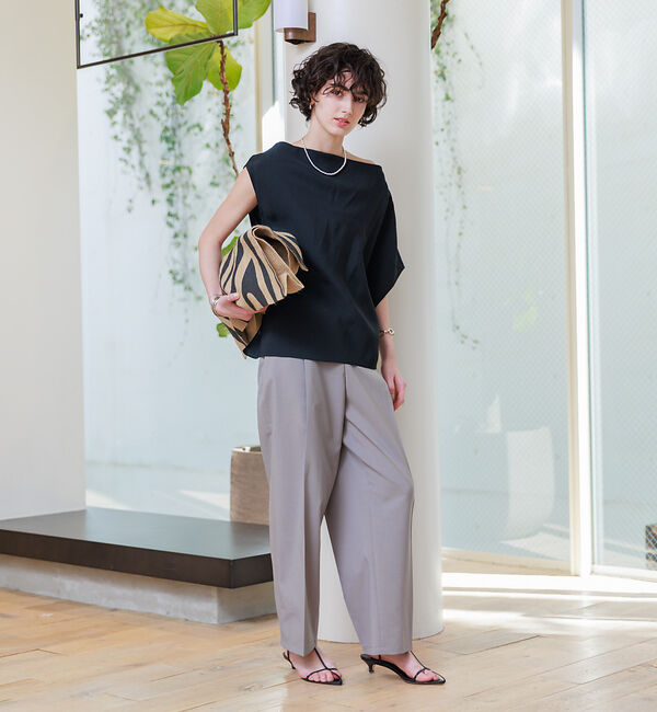 Rouge vif「ウエストゴム ワイドバレルパンツ」|その他|