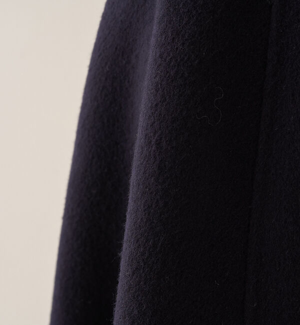 Rouge vif「【ウールSuper110&rsquo;s】リバーマントコート」|ノーカラーコート|