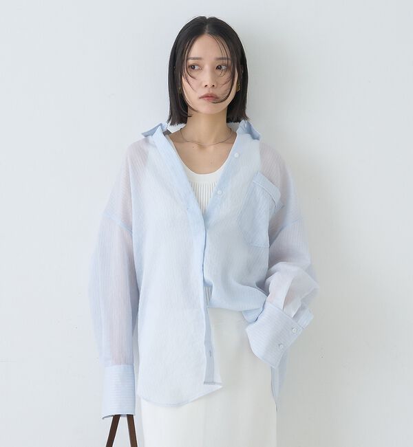 Rouge vif「【2026SS新作】【人気追加】バックツイストシャツ」|シャツ・ブラウス|