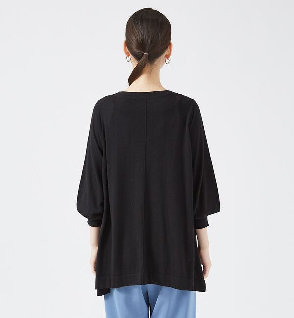 qualite「ヘムラインドレープニット」|ニット・セーター|