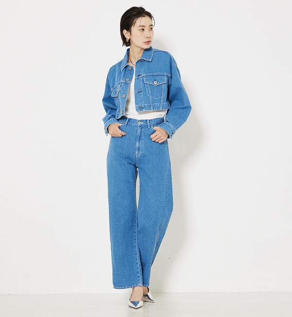 qualite「【セットアップ対応】コットンリネンデニム」|デニム|