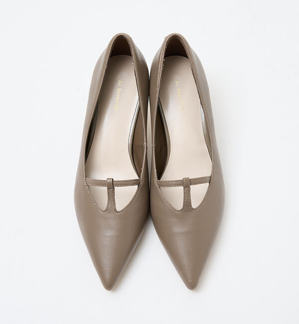 AU BANNISTER「Ｔストラップ メタルヒールパンプス」|パンプス|