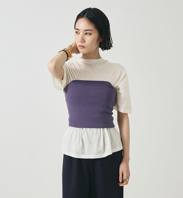 The Store by C' 「【COCUCA】リブチューブトップ」|キャミソール|