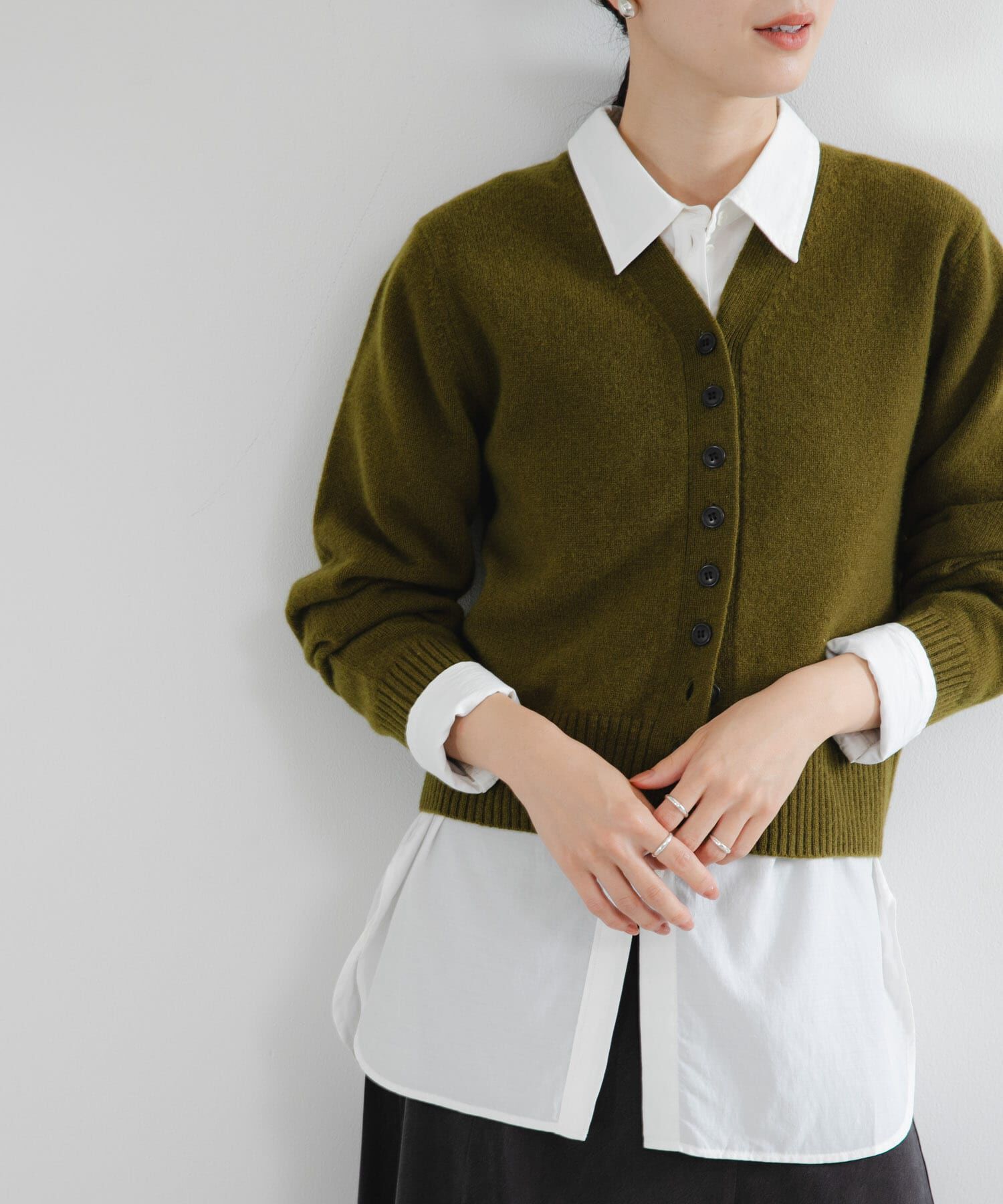 URBAN RESEARCH「ダブルボタンコットンヴィスコースシャツ」|シャツ・ブラウス|