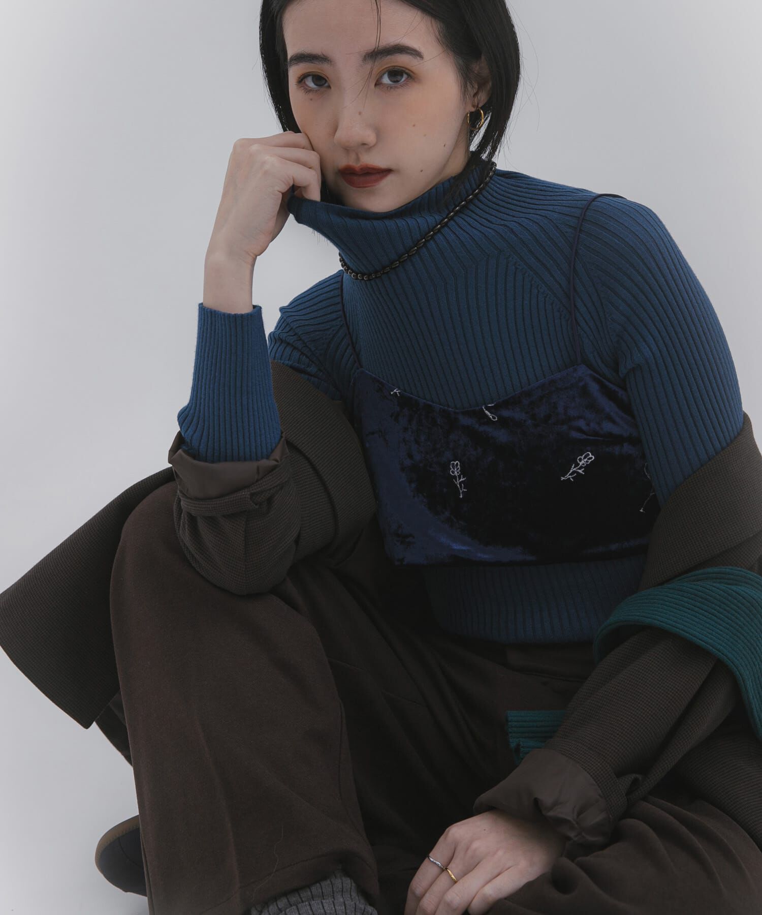 SENSE OF PLACE by URBAN RESEARCH「『一部WEB限定カラー』『毛玉防止』ストレッチリブハイネックセーター」|ニット・セーター|