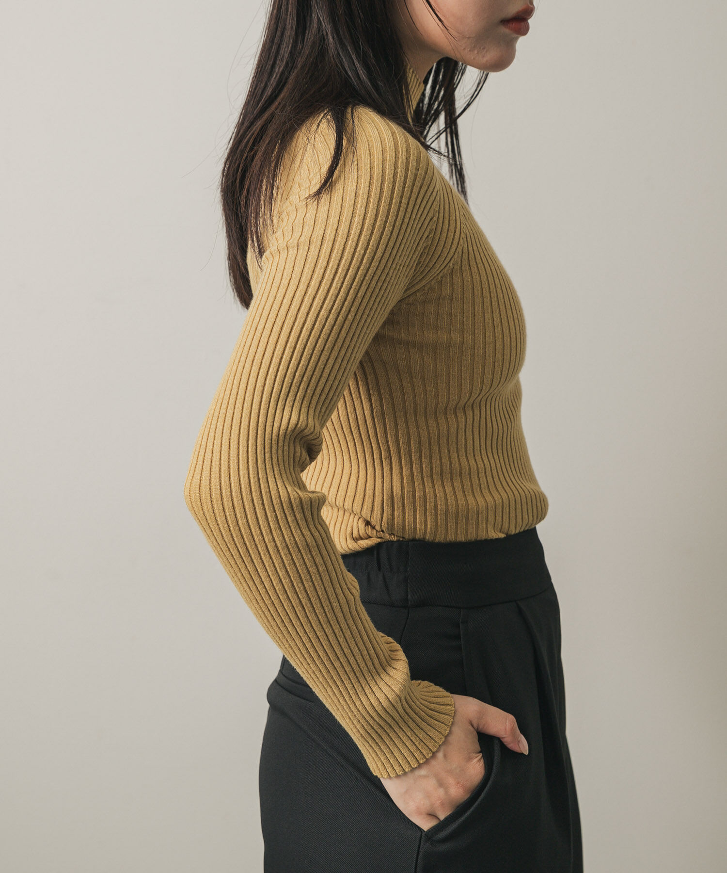 SENSE OF PLACE by URBAN RESEARCH「『一部WEB限定カラー』『毛玉防止』ストレッチリブハイネックセーター」|ニット・セーター|