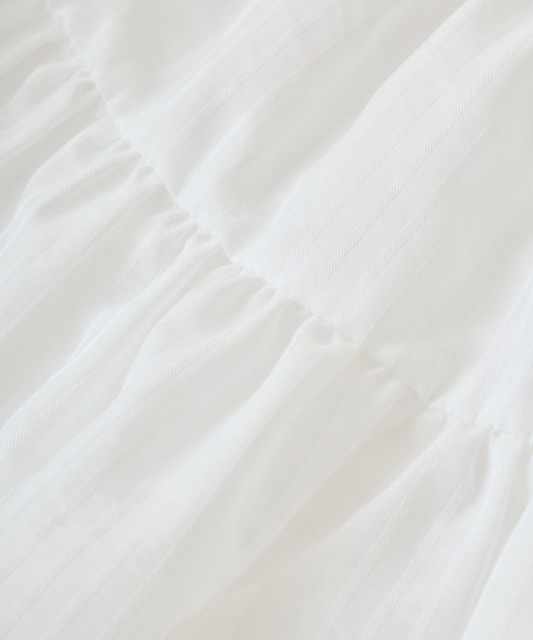 earth music&ecology「シアーストライプラップスカート」|スカート|