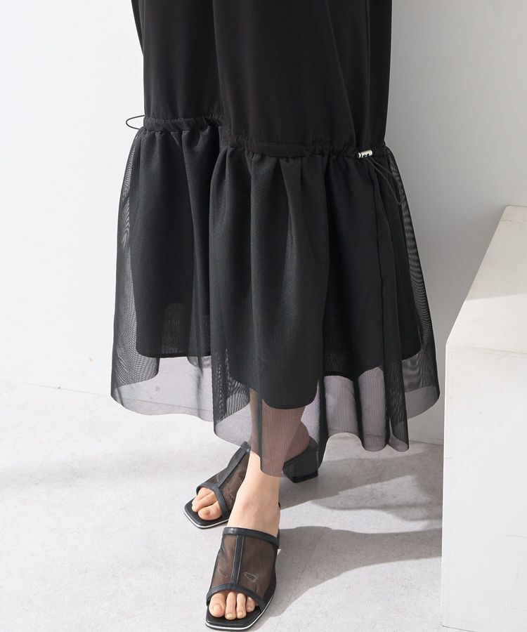 earth music&ecology「メッシュドッキングワンピース」|ワンピース|