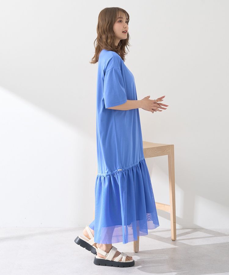 earth music&ecology「メッシュドッキングワンピース」|ワンピース|