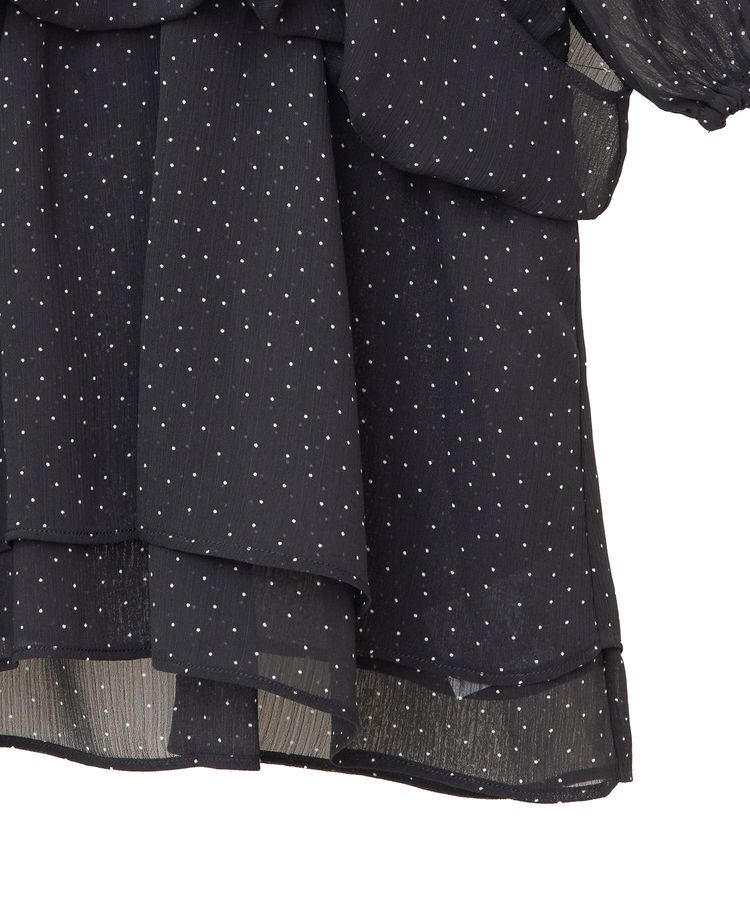 earth music&ecology「レイヤードライクドット柄ブラウス」|シャツ・ブラウス|