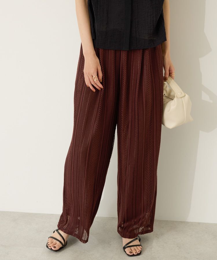 AMERICAN HOLIC「幾何学レースイージーパンツ」|その他|