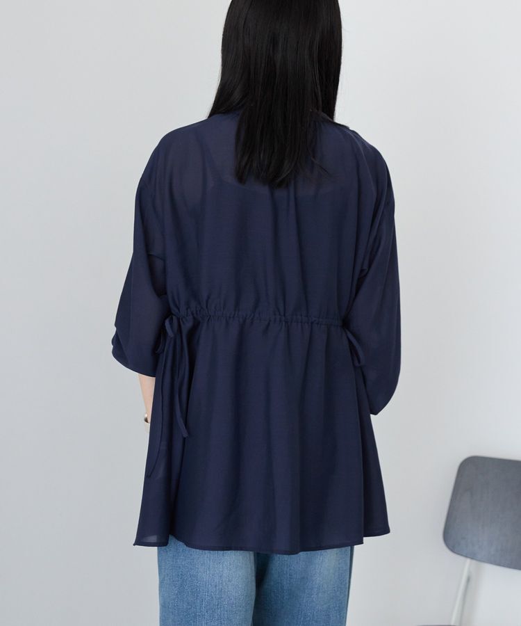 AMERICAN HOLIC「シアーウエストドロストロングシャツ/チュニック」|シャツ・ブラウス|
