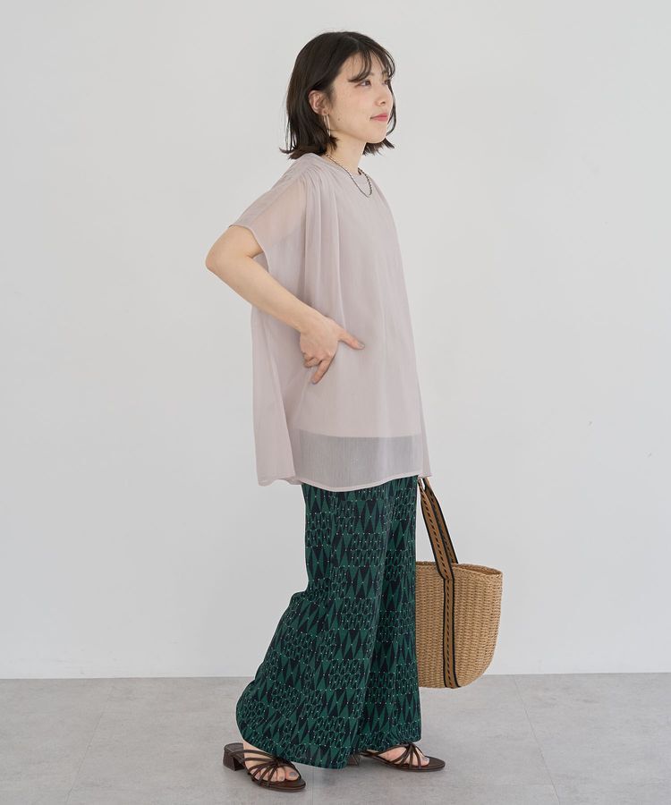 Green Parks「楊柳ドッキングフレンチプルオーバー」|Tシャツ・カットソー|