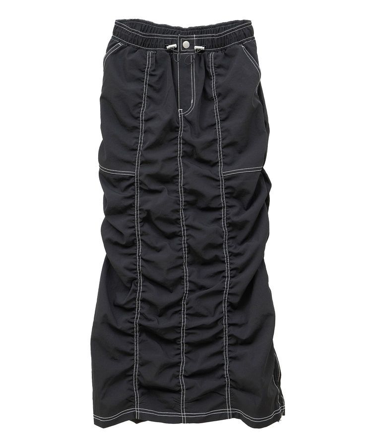 Green Parks「・SUGAR SPOON 配色stギャザースカート」|タイト|