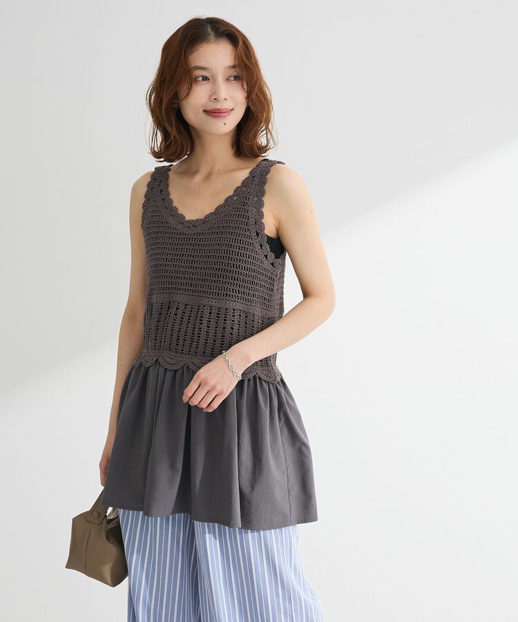 Green Parks「・SUGAR SPOON クロシェキリカエチュニック」|チュニック|