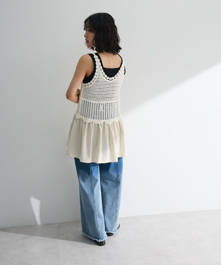 Green Parks「・SUGAR SPOON クロシェキリカエチュニック」|チュニック|