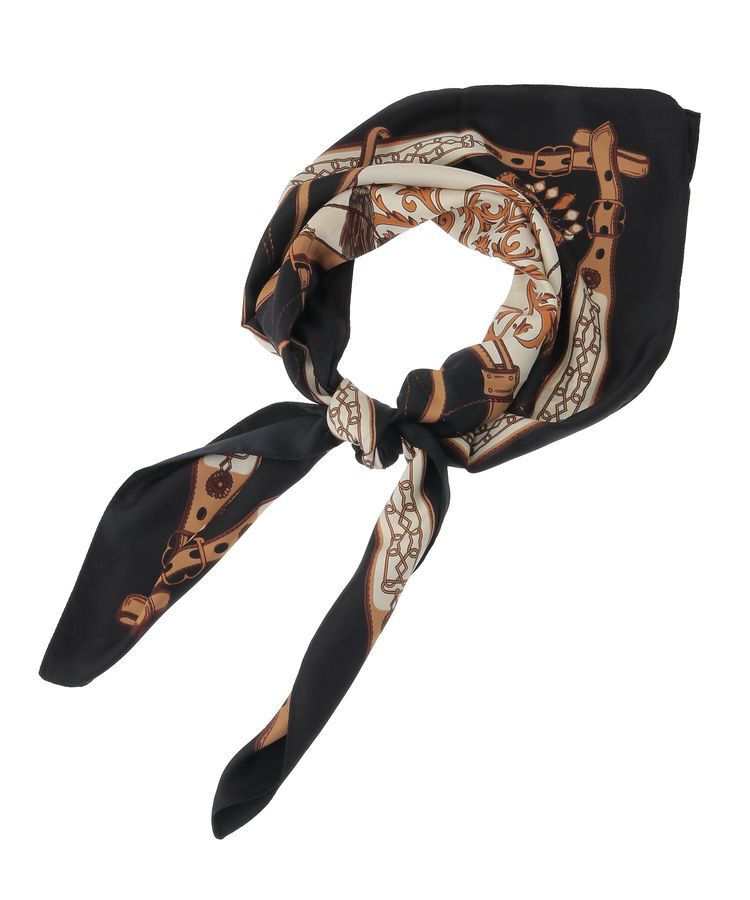 Green Parks「・ベルトタッセルスカーフ 90&times;90」|バンダナ・スカーフ|