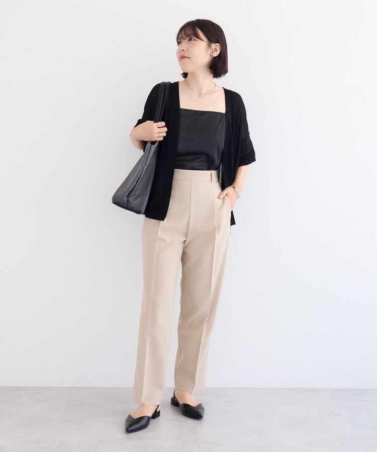 Green Parks「接触冷感七分袖カーディガン」|カーディガン|