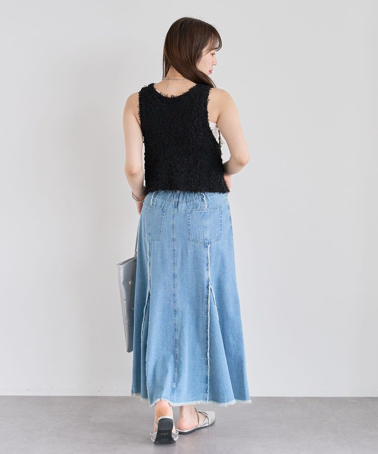 Green Parks「・swing by 2wayチュールヤーンベスト」|ベスト・ジレ|