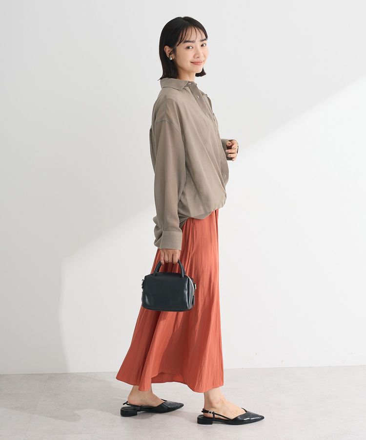 Green Parks「カシュクールシアーシャツ」|シャツ・ブラウス|