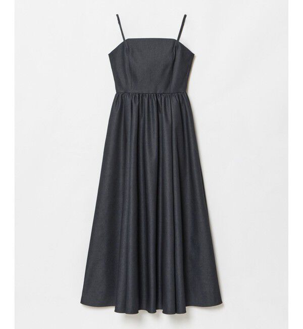 LOULOU WILLOUGHBY「【LOULOU WILLOUGHBY】シャンブレーベアワンピース」|ワンピース|