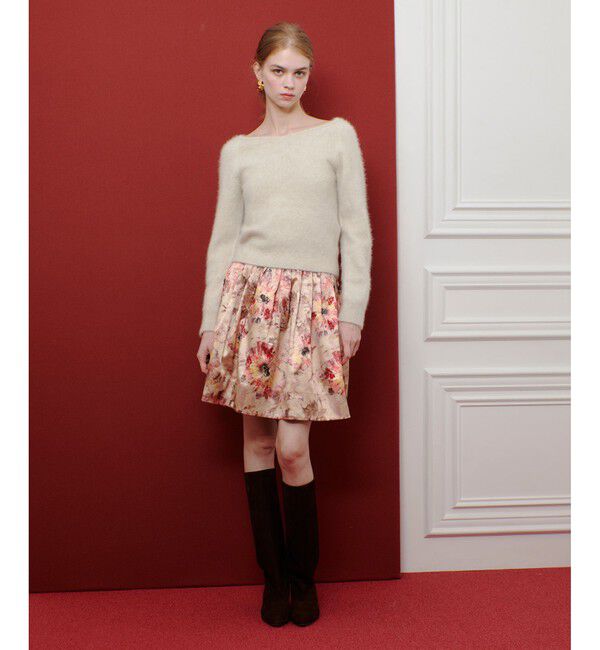 LOULOU WILLOUGHBY「【LOULOU WILLOUGHBY】ＢＨＡＲＡＴ　ＳＩＬＫミニスカート」|スカート|