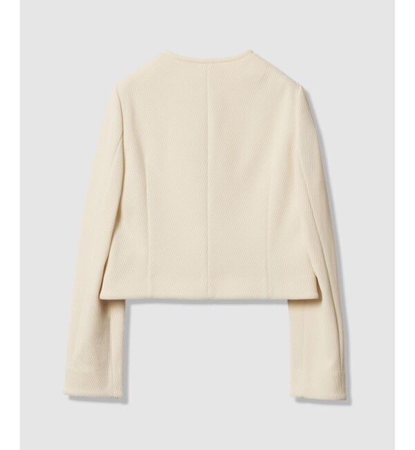 allureville「ダンボールジャージノーカラージャケット」|ノーカラージャケット|