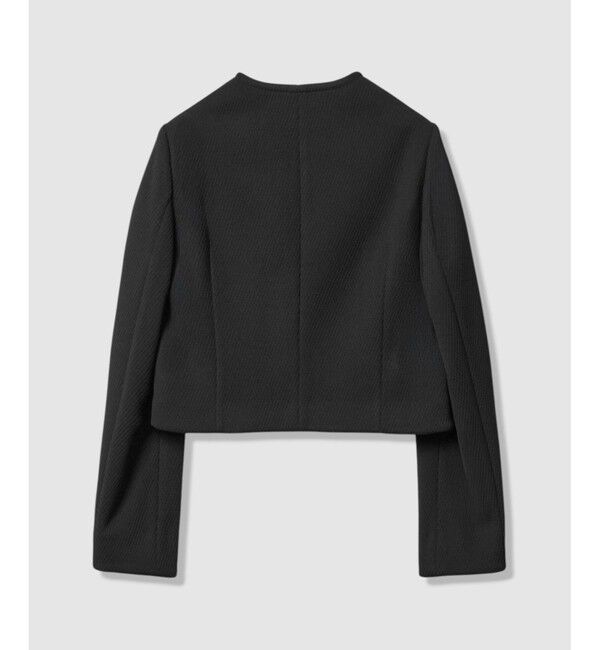 allureville「ダンボールジャージノーカラージャケット」|ノーカラージャケット|