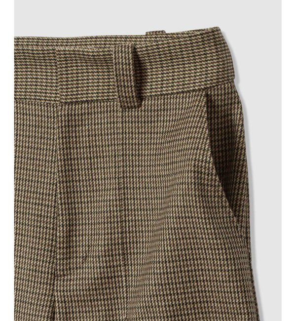 allureville「CHIC TWEEDベイカーパンツ」|スラックス|