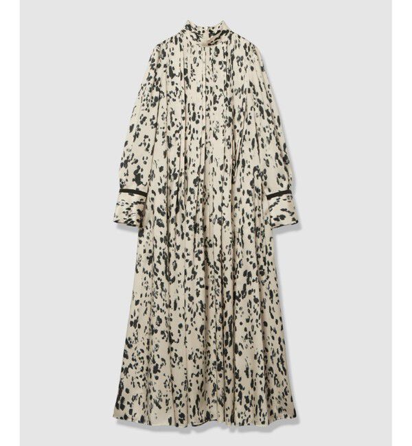 allureville「OFFICINAプリーツフレアワンピース」|ワンピース|