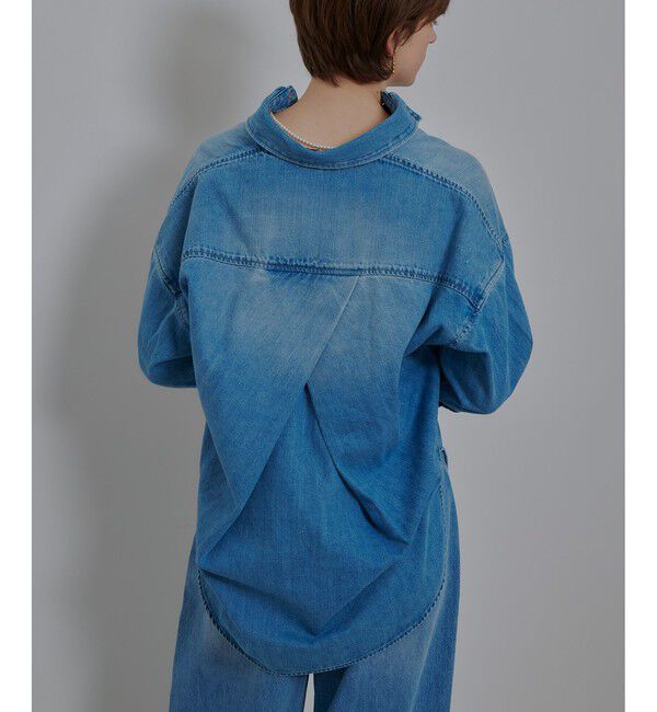 allureville「バックレイヤードデニムシャツ」|シャツ・ブラウス|