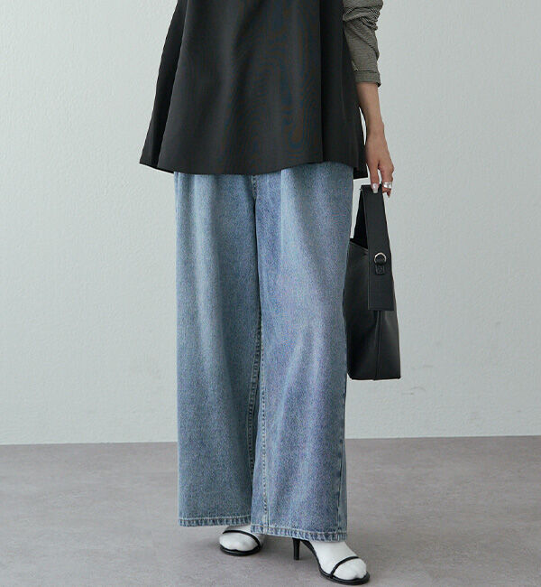  「ヴィンテージライクデニムイージーパンツ」|その他|