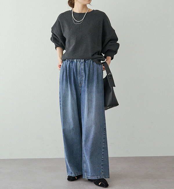  「ヴィンテージライクデニムイージーパンツ」|その他|