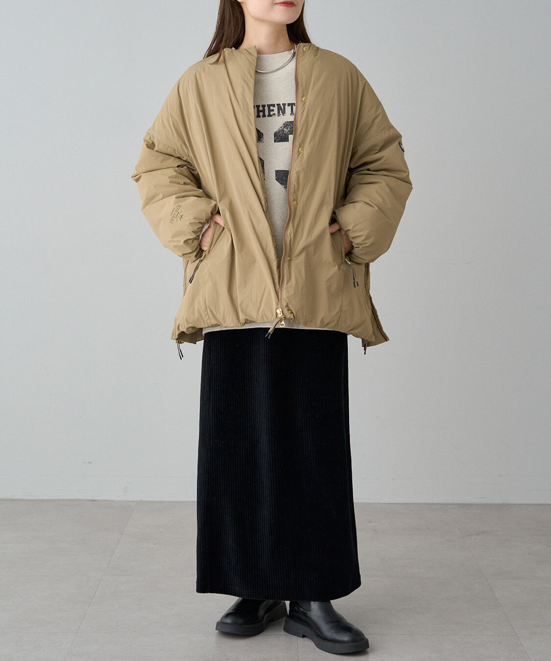  「【リバイバル/WEB限定】フレンチダックダウンサイドジップジャケット」|テーラードジャケット|