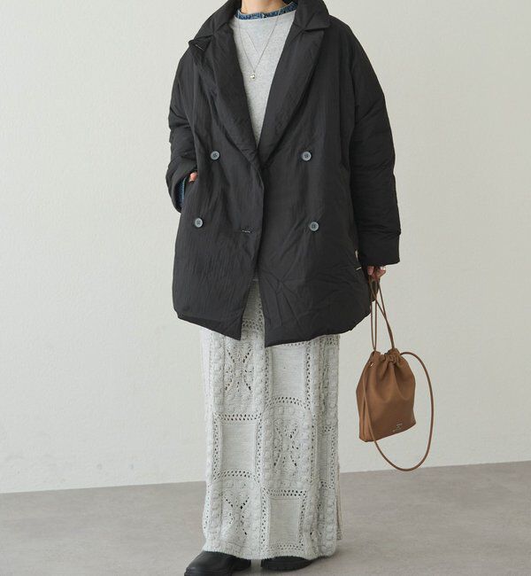  「リサイクルダウンテーラードコート」|ダッフルコート|