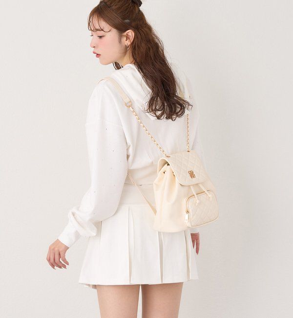  「セットアップ対応／ビジューパーカー」|プルオーバー|