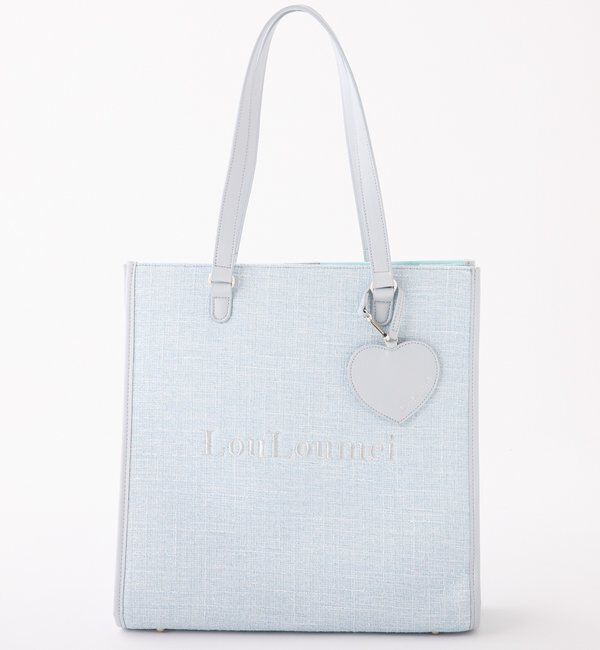 「【LouLoumei】ハートチャーム付きキャリーオントート/自立可能/推し活」|トートバッグ|