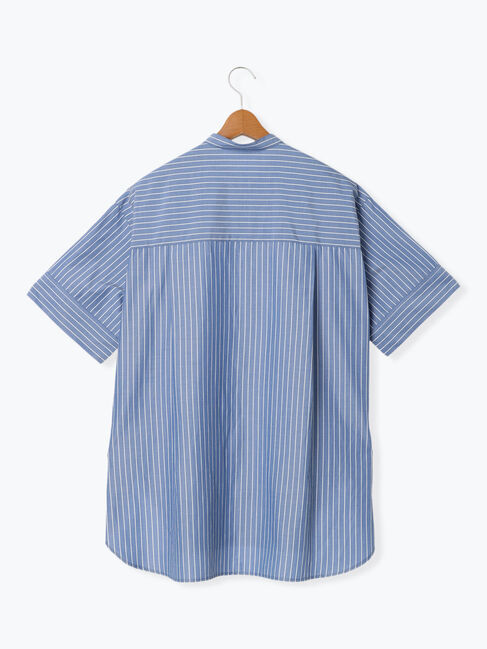 Lugnoncure「【イージーケア】バンドカラーオーバーシャツ」|シャツ・ブラウス|