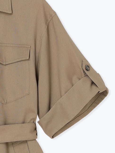 Te chichi「リネンMIXサファリシャツ《2025summer catalog item》」|シャツ・ブラウス|