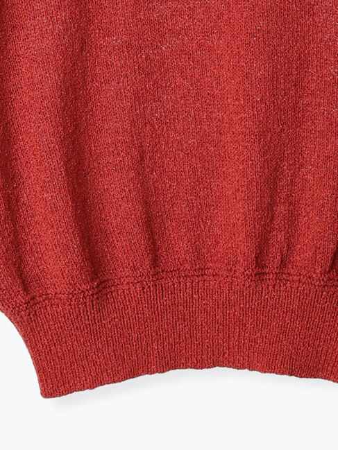 Lugnoncure「ブークレ半袖ポロニット」|ニット・セーター|