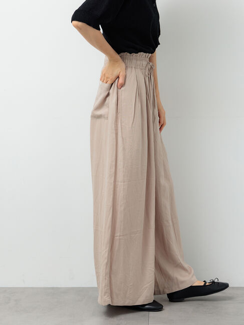 Lugnoncure「麻レーヨンワイドイージーパンツ」|その他|