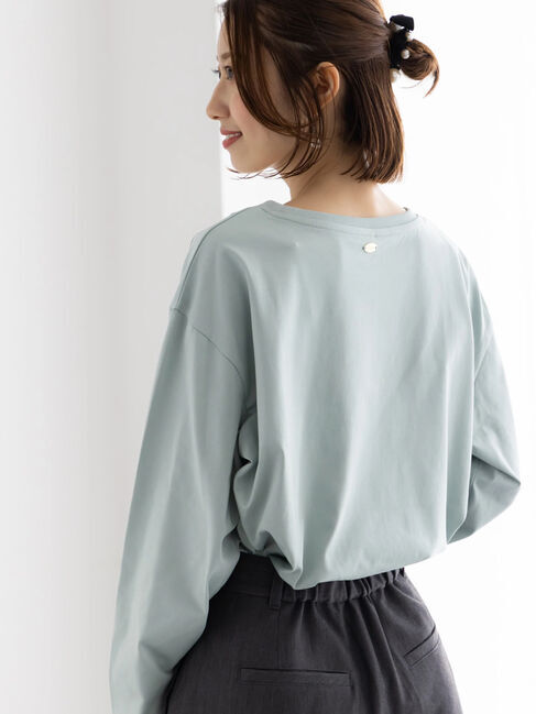 Te chichi「シルケットロングスリーブTシャツ《2025winter catalog item》」|Tシャツ・カットソー|ミント
