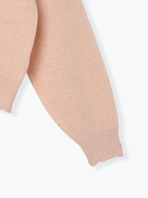 Te chichi TERRASSE「フラワーモチーフロゴニット」|ニット・セーター|