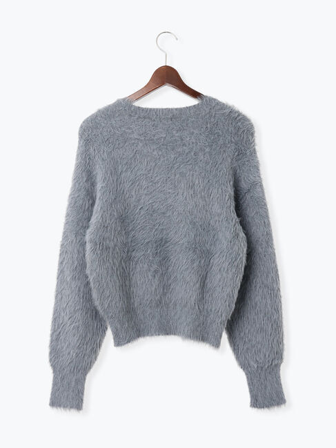 Te chichi「シャギーヤーンロングスリーブニット」|ニット・セーター|