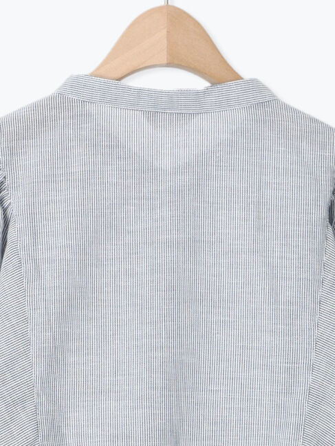 Samansa Mos2「切替ギャザーオーバーブラウス」|シャツ・ブラウス|