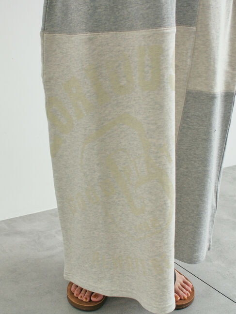 SM2「裏毛プリント配色アシメスカート」|スカート|